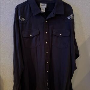 Ariat Charcoal Button-Up Shirt